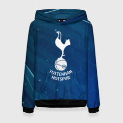 Женская толстовка 3D Tottenham Hotspur Соты абстракция