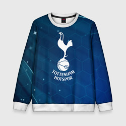 Детский свитшот 3D Tottenham Hotspur Соты абстракция