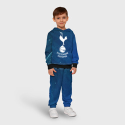 Детский костюм с толстовкой 3D Tottenham Hotspur Соты абстракция - фото 2