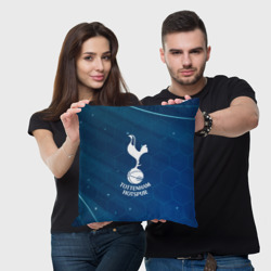 Подушка 3D Tottenham Hotspur Соты абстракция - фото 2