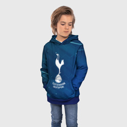 Детская толстовка 3D Tottenham Hotspur Соты абстракция - фото 2