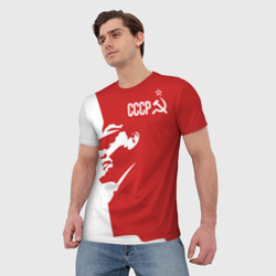 Мужская футболка 3D СССР Владимир Ильич Ленин - фото 2