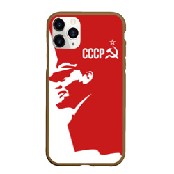 Чехол для iPhone 11 Pro Max матовый СССР Владимир Ильич Ленин