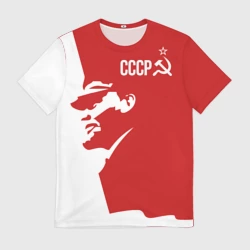 Мужская футболка 3D СССР Владимир Ильич Ленин