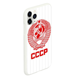 Чехол для iPhone 11 Pro матовый Герб СССР - Советский союз  - фото 2