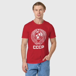 Светящаяся мужская футболка Герб СССР Союз Советских Социалистических Республик - фото 2