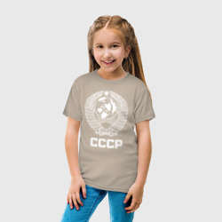 Светящаяся детская футболка Герб СССР Союз Советских Социалистических Республик - фото 2