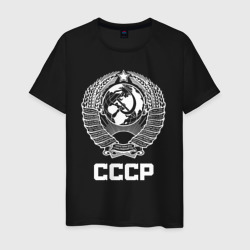 Герб СССР Союз Советских Социалистических Республик – Светящаяся мужская футболка с принтом купить со скидкой в -20%