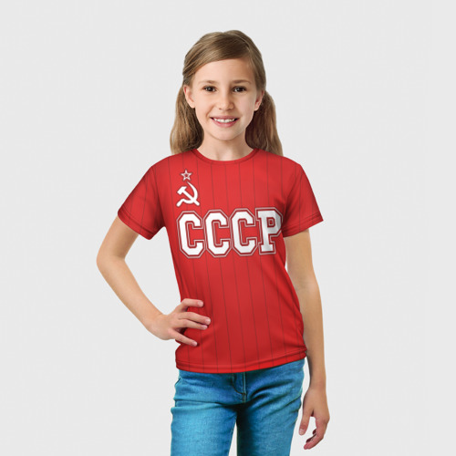 Детская футболка 3D Союз Советских Социалистических Республик, цвет 3D печать - фото 5