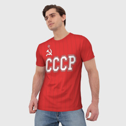 Мужская футболка 3D Союз Советских Социалистических Республик - фото 2