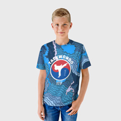 Детская футболка 3D Тхэквондо ITF - фото 2