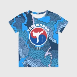 Детская футболка 3D Тхэквондо ITF