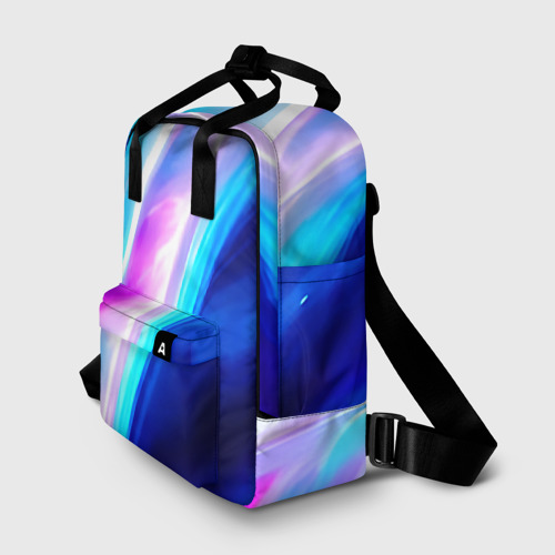 Женский рюкзак 3D с принтом Звездная вспышка, фото на моделе #1
