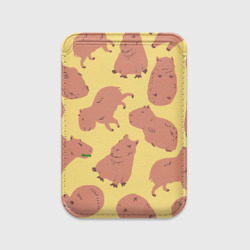 Картхолдер Magsafe магнитный Паттенрн из капибар