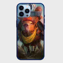 Чехол для iPhone 14 Pro Max Капибара спешит домой