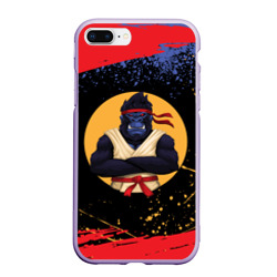 Чехол для iPhone 7Plus/8 Plus матовый Карате горилла