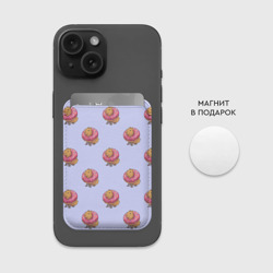 Картхолдер Magsafe магнитный Капибара в пончике паттерн - фото 2