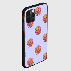 Чехол для iPhone 12 Pro Капибара в пончике паттерн - фото 2