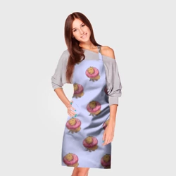 Фартук 3D Капибара в пончике паттерн - фото 2