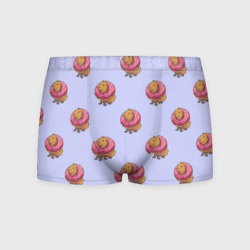 Мужские трусы 3D Капибара в пончике паттерн