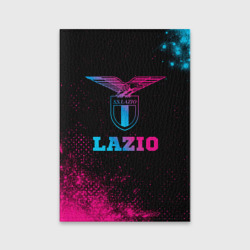 Обложка для паспорта матовая кожа Lazio - neon gradient