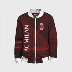 Детский бомбер 3D Ac Milan Соты