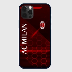 Чехол для iPhone 12 Pro Ac Milan Соты