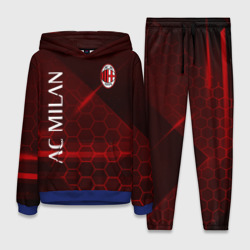 Женский костюм с толстовкой 3D Ac Milan Соты