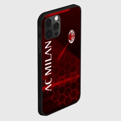 Чехол для iPhone 12 Pro Ac Milan Соты - фото 2