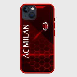 Чехол для iPhone 14 Ac Milan Соты