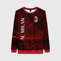 Женский свитшот 3D Ac Milan Соты