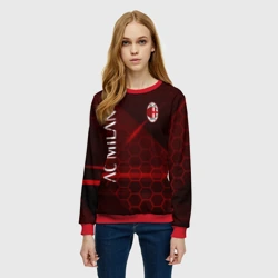 Женский свитшот 3D Ac Milan Соты - фото 2
