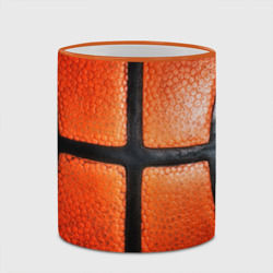 Кружка с полной запечаткой Баскетбольный мяч текстура - фото 2
