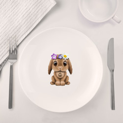 Набор: тарелка + кружка Мир - Кролик - фото 2