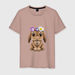 Мужская футболка хлопок Мир - Кролик