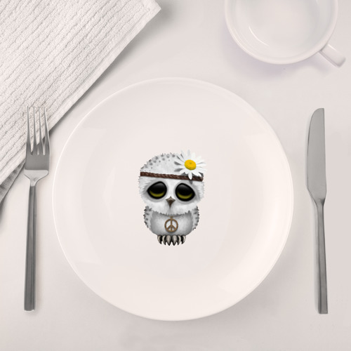 Набор: тарелка + кружка Мир - Сова - фото 4