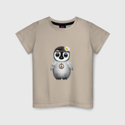Детская футболка хлопок Мир - Пингвин