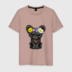 Мужская футболка хлопок Мир - Пантера