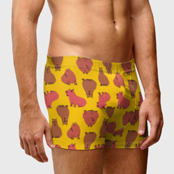 Мужские трусы 3D Паттерн с капибарами - фото 2