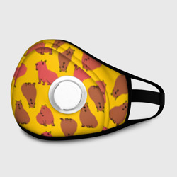 Маска из неопрена Паттерн с капибарами