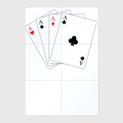 Магнитный плакат 2Х3 Игральные карты - четыре туза
