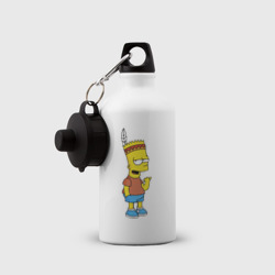 Бутылка спортивная Барт Симпсон - индеец - фото 2