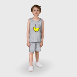 Детская пижама с шортами хлопок Утка осуждает - фото 2