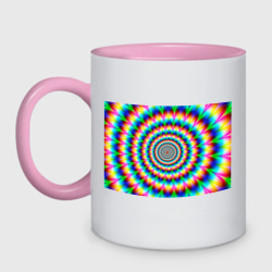 Кружка двухцветная Радужная оптическая иллюзия