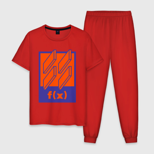 Мужская пижама хлопок Fx 4 walls, цвет красный