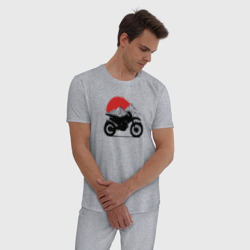 Мужская пижама хлопок Мотоциклы и эндуро - фото 2