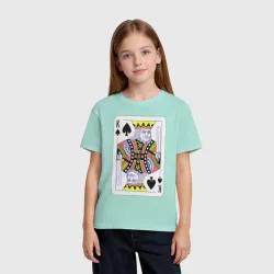 Детская футболка хлопок Игральная карта - Король - фото 2
