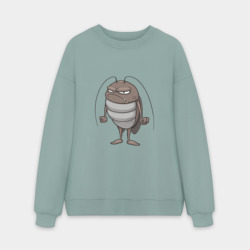 Мужской свитшот oversize без начеса хлопок Таракан