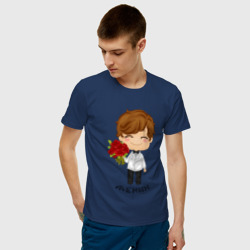 Мужская футболка хлопок Счастливый Жених - фото 2