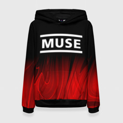 Женская толстовка 3D Muse red plasma